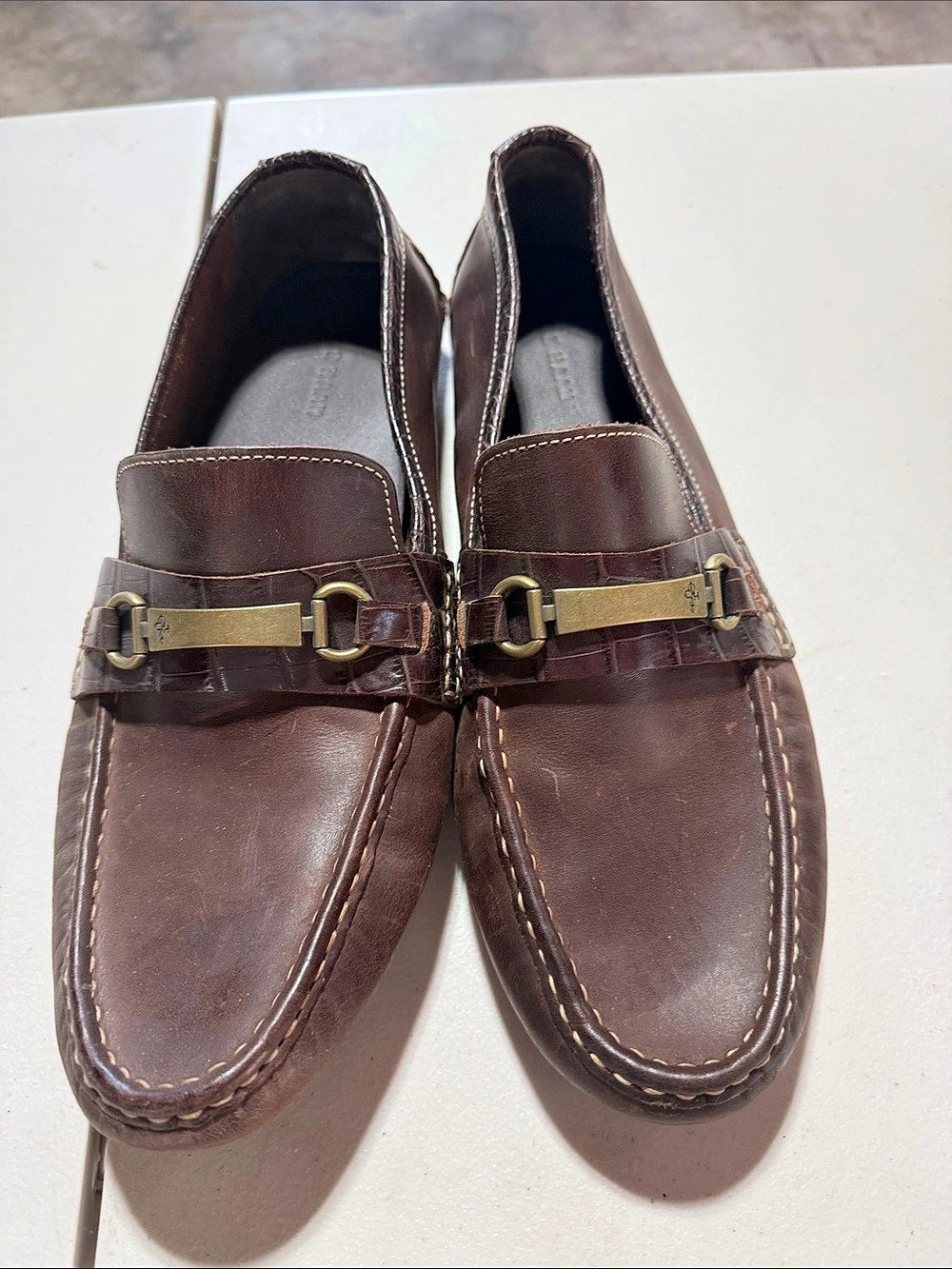 Cole Haan Wyatt Bit Driver Brown Bit Loafers